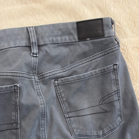 American Eagle Women's dark grey/black Jeans size 8 extra long (tall) - Picture 7 of 8